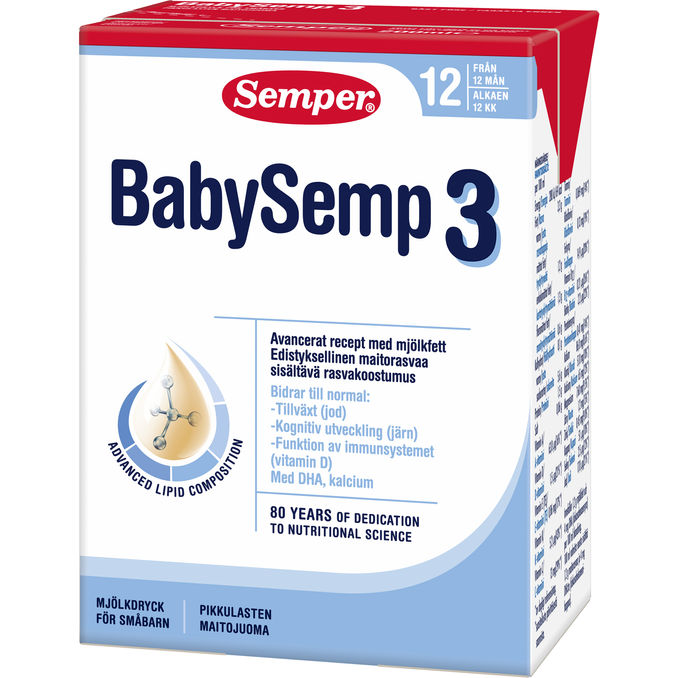 Läs mer om Semper 3 x BabySemp3 Mjölkdryck Ersättning