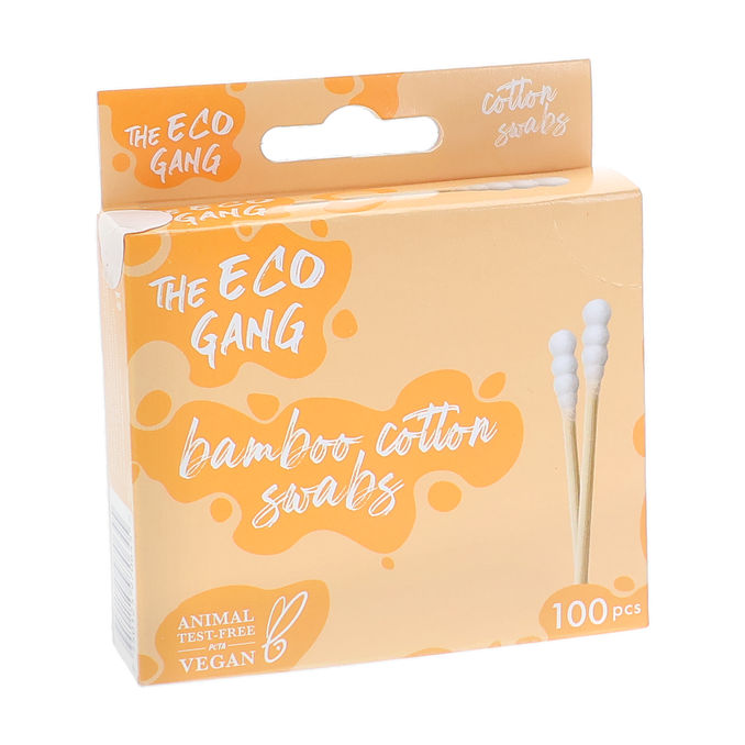 The Eco Gang Bamboo Cotton Swabs Spiraalivanupuikot