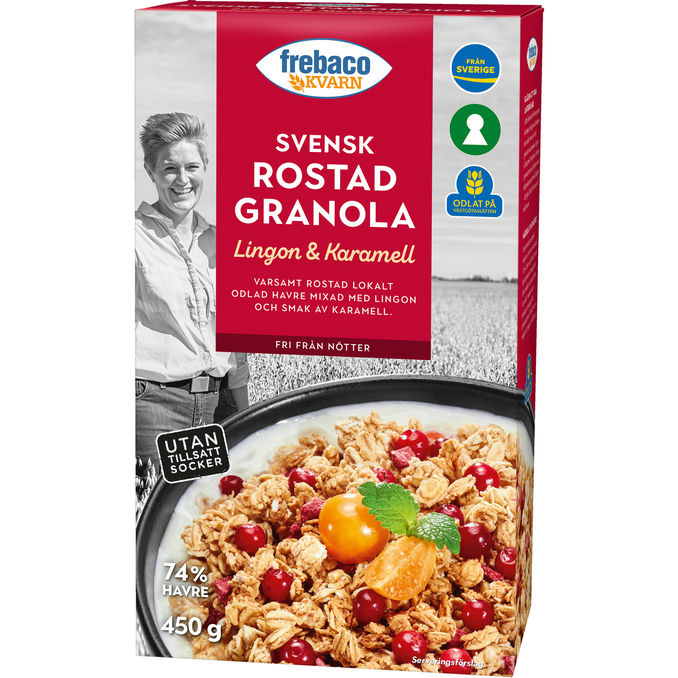 Frebaco Granola Lingon Karamell