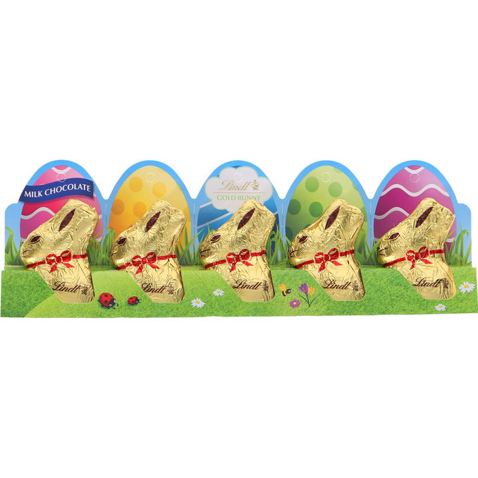 Lindt Chokoladeharer Mini 5-pak