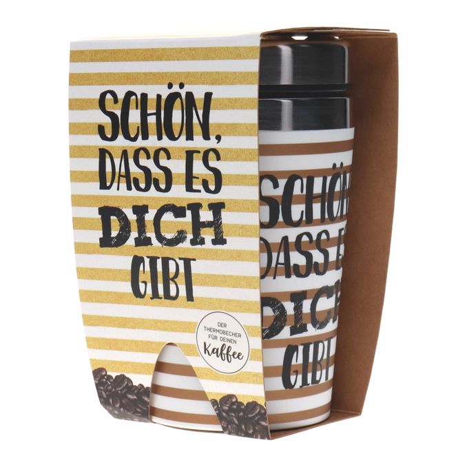 Lavida Thermoflasche "Schön, dass es dich gibt"
