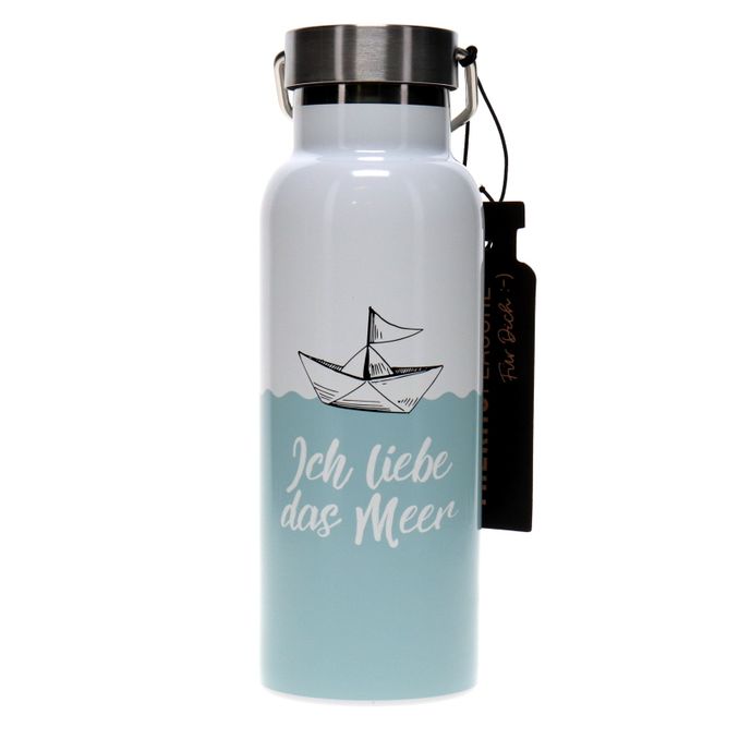 Lavida Thermoflasche "Ich liebe das Meer"