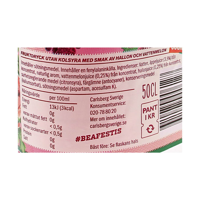 Festis Hallon Vattenmelon 12-pack