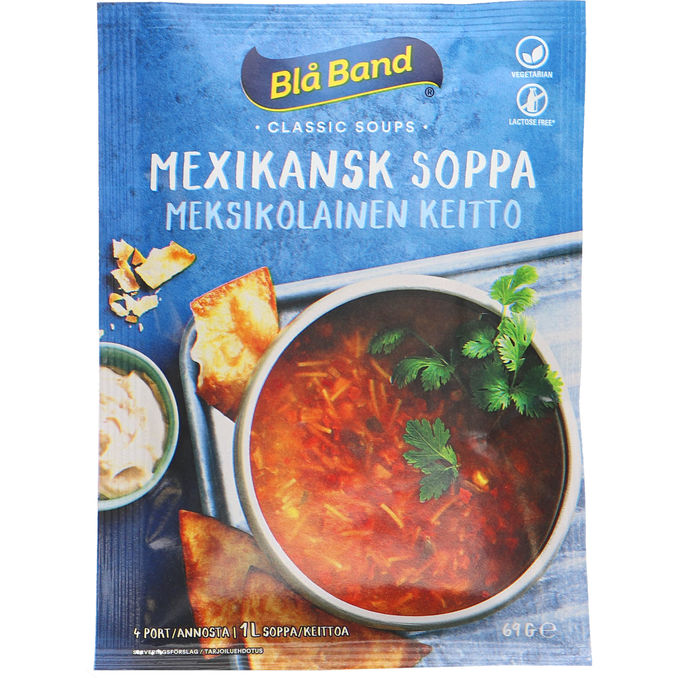 Läs mer om Blå Band 2 x Mexikansk soppa