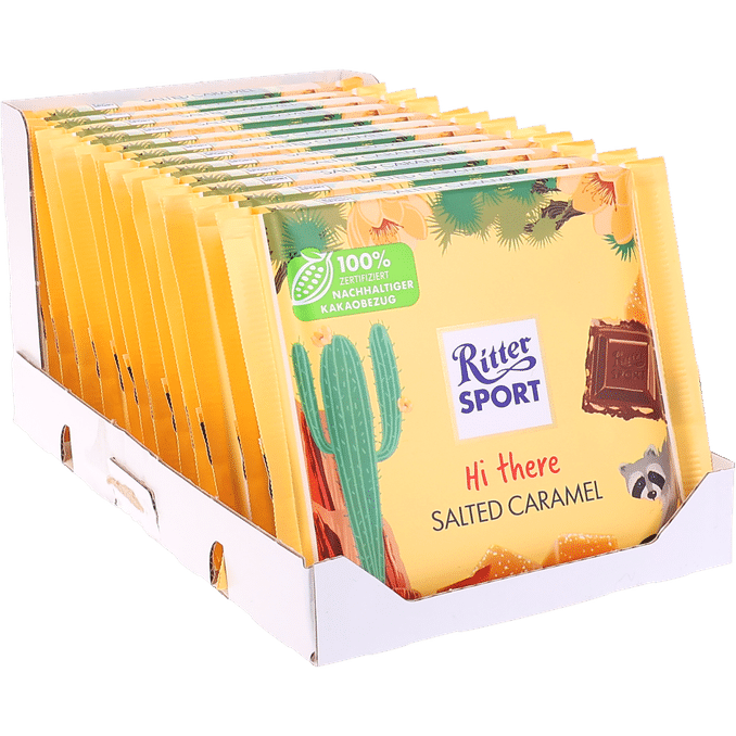 Ritter Sport  Choklad Salt Karamell 12-pack
