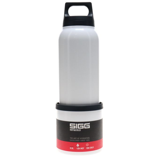 Sigg Thermo Trinkflasche Hot and Cold, inkl. Becher (0.5L)