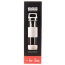 Sigg Thermo Trinkflasche Hot & Cold Glass Weiß (0.4L)