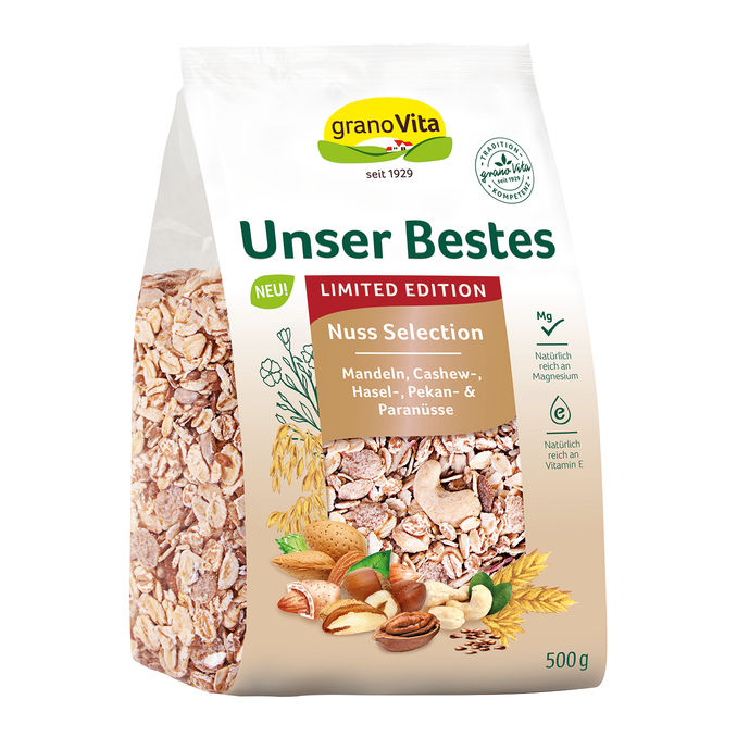 GranoVITA Müsli mit Nuss