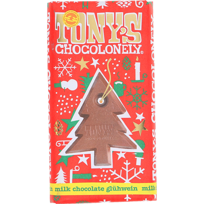 Läs mer om Tony´s Chocolonely 2 x Mjölkchoklad Glögg