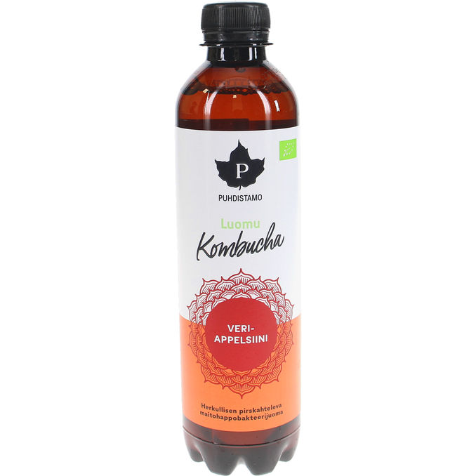 Puhdistamo Kombucha Veriappelsiini Luomu