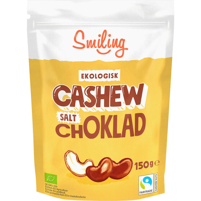 Smiling Cashews m. Lys Chokolade