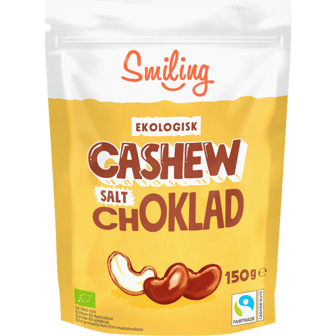 Smiling Cashew Ljus Choklad Eko