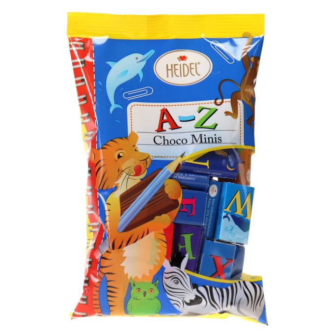 Confiserie Heidel Mini-Schokoladentafeln ABC