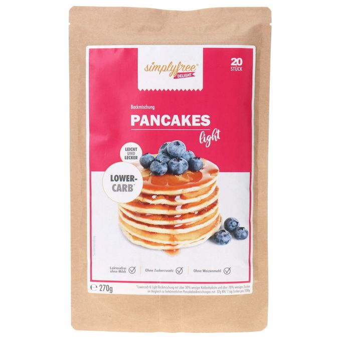 simplyfree Backmischung Pancakes light (20 Stück)