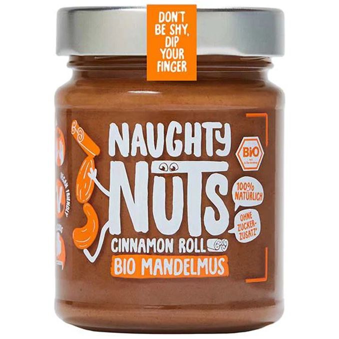 Naughty Nuts BIO Mandelmus mit Zimt
