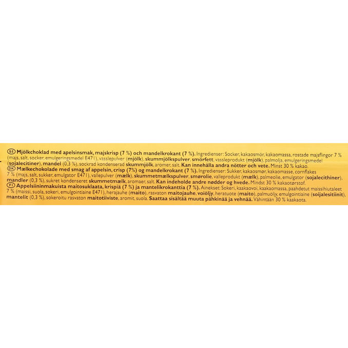 Marabou Suklaalevy Appelsiinikrokantti 6-pack