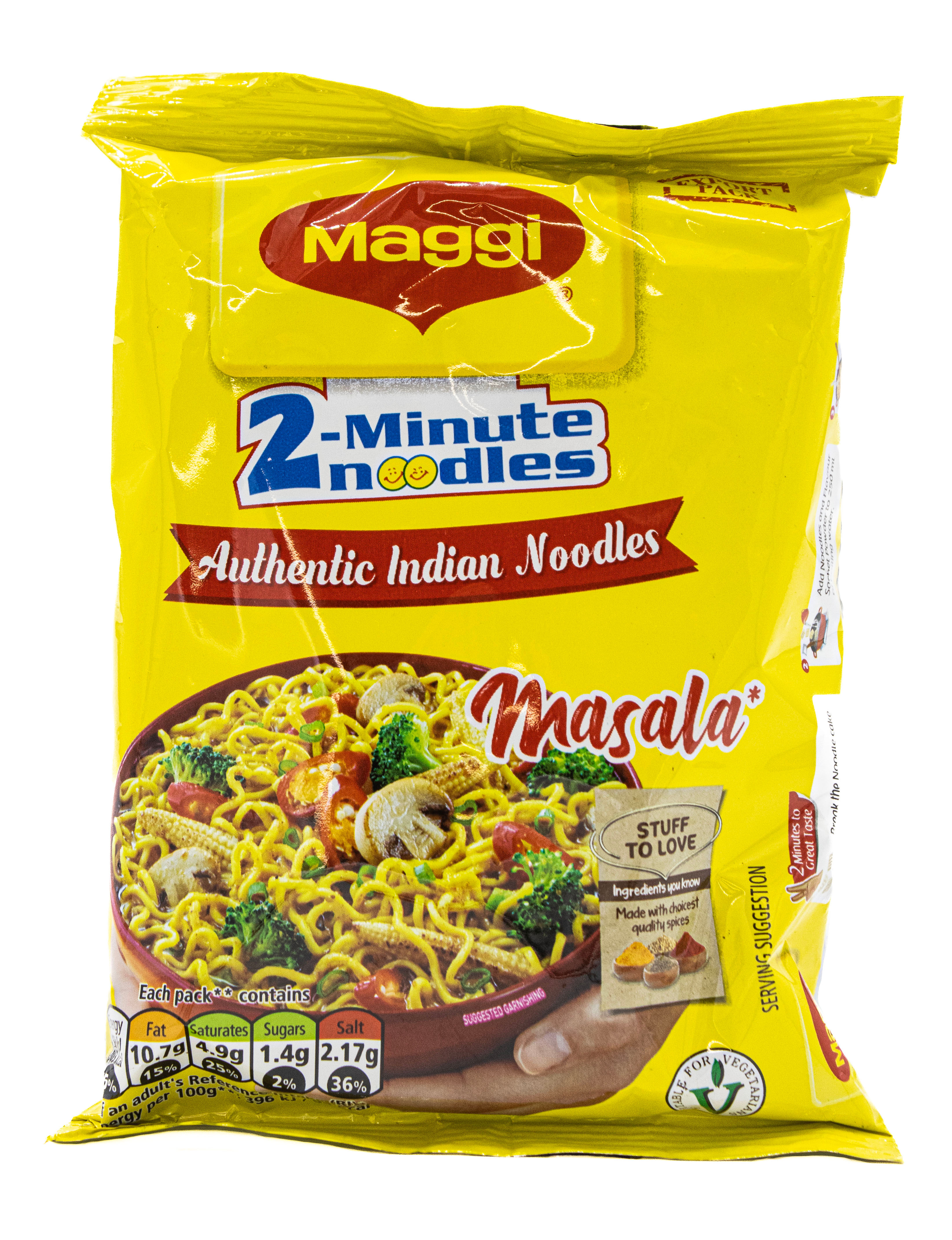 Maggi 2 Minute Noodles Masala 70g, 70g From Maggi | Motatos