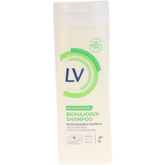 LV Biohajoava Sulfaatiton Shampoo