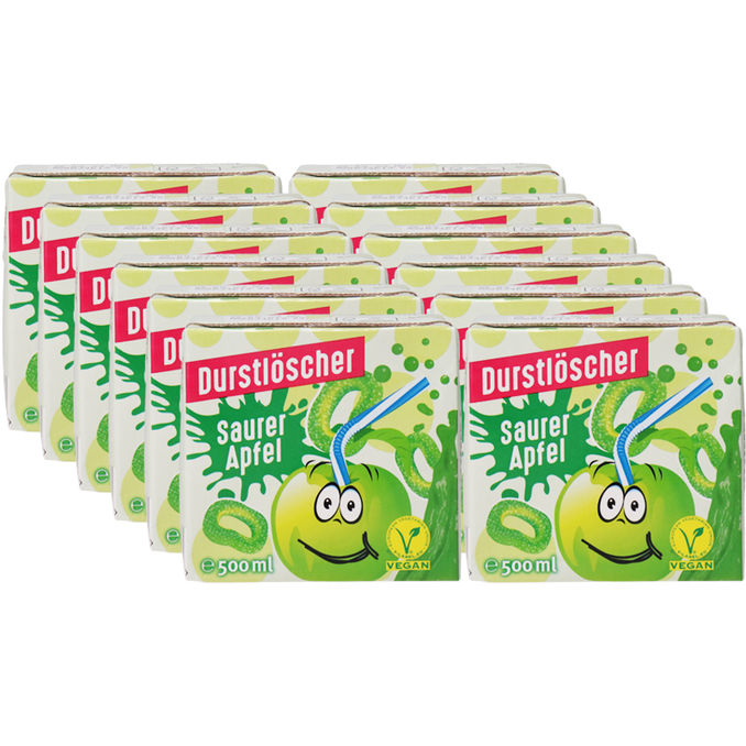 Durstlöscher Saurer Apfel, 12er Pack