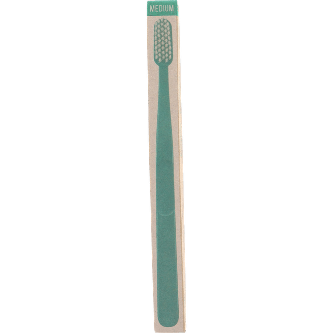 Jordan 2 x Tandborste - Medium Grön Återvunnen Plast