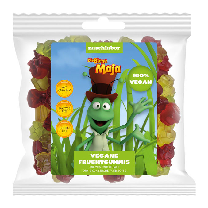 Naschlabor Biene Maja Fruchtgummi Bienen (vegan)