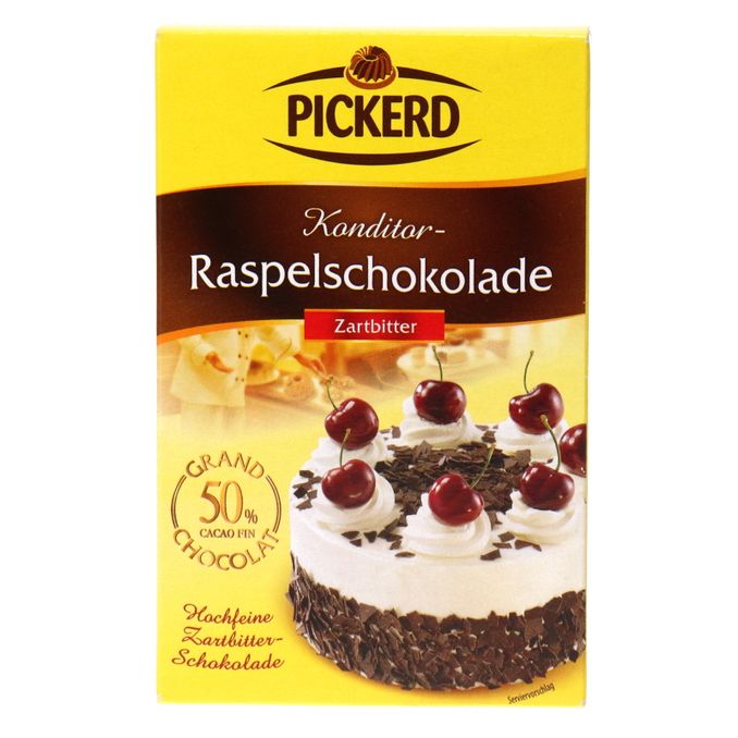 Pickerd Raspelschokolade Zartbitter