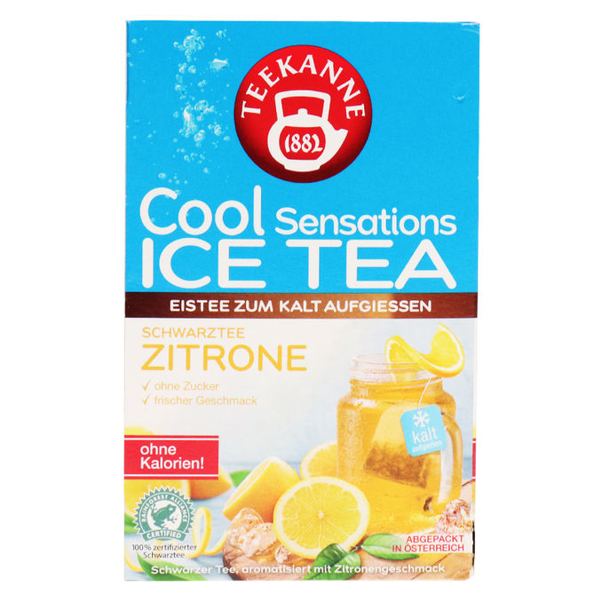 Teekanne Ice Tea, Schwarzer Tee & Zitrone