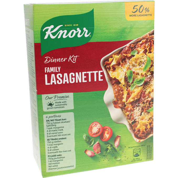 Knorr Lasagnette Kit