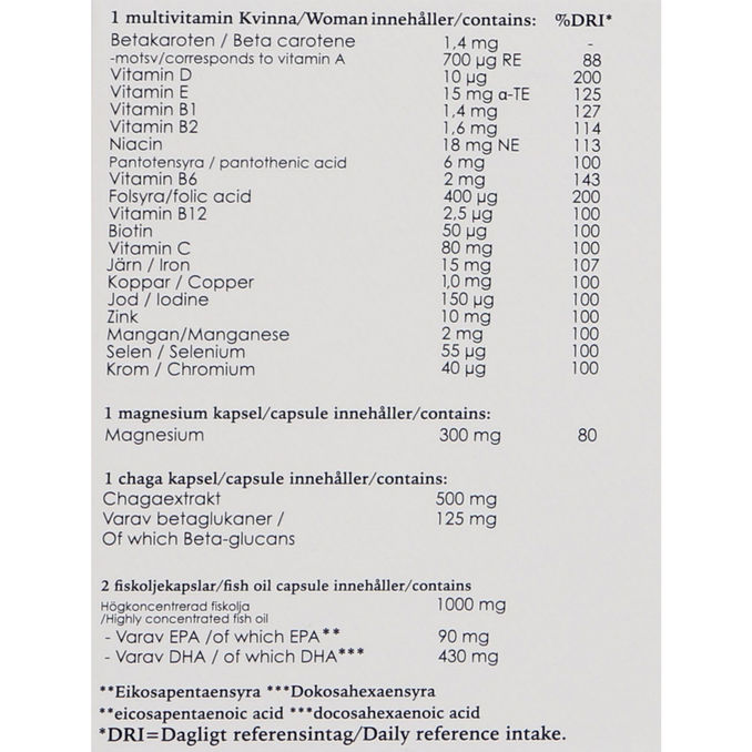 Homie Multivitaminer Kvinna