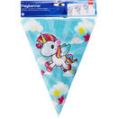 Folat Einhorn Wimpelkette - 10 Meter