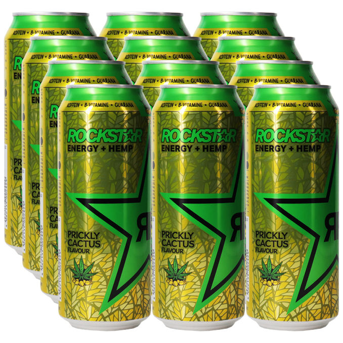 Rockstar Hemp Kaktus, 12er Pack (EINWEG) zzgl. Pfand