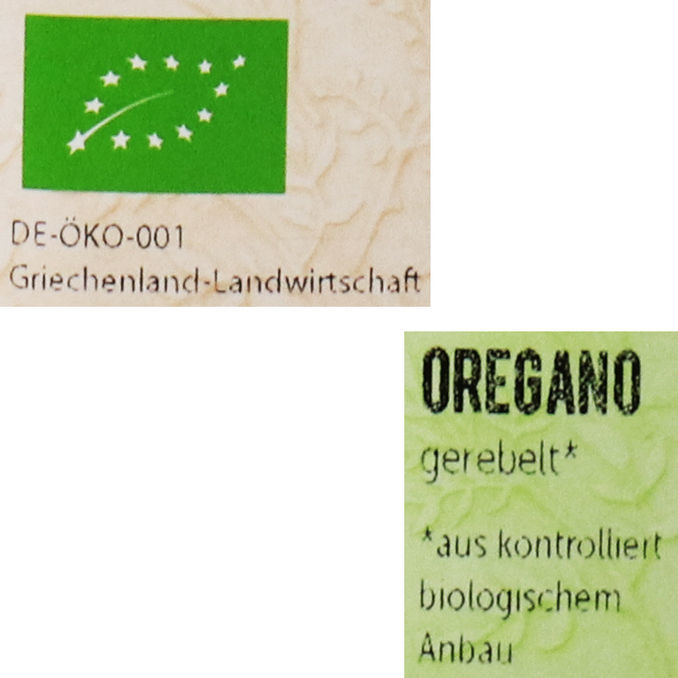 BioWagner BIO Oregano, gerebelt