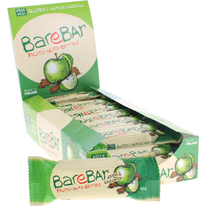 Leader Omena-kaneli-taatelipatukka 24-pack