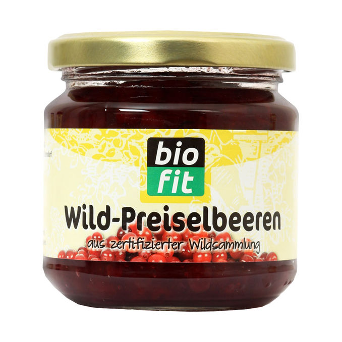 Bio Fit BIO Wildpreiselbeeren