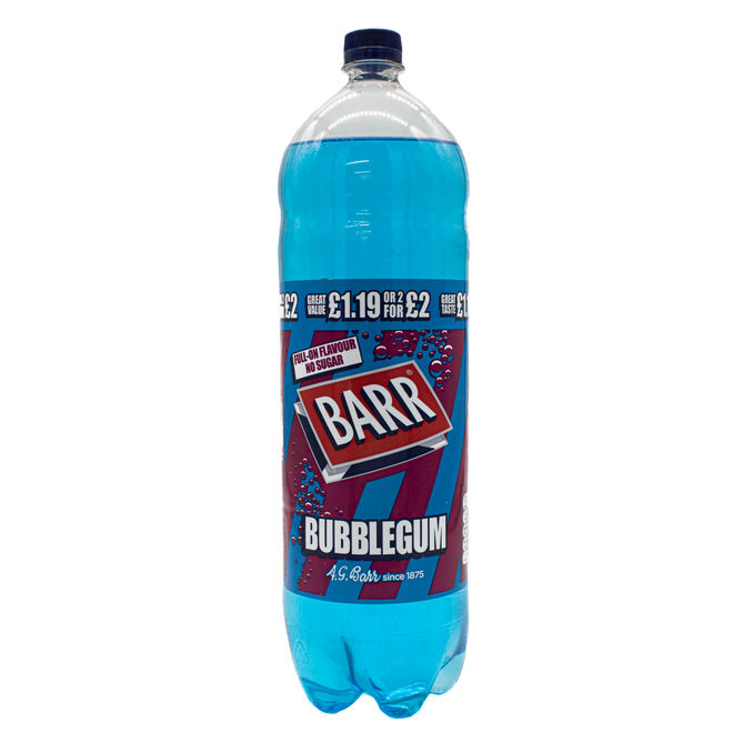 Barr Bubblegum 2L, 2litres from Barr Motatos