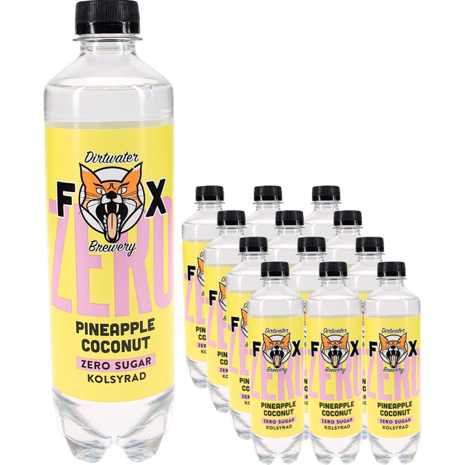 Läs mer om Fox Läsk Zero Pineapple 12-pack