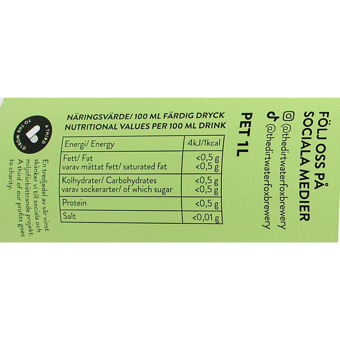 Fox Läsk Zero Green Apple 12-pack
