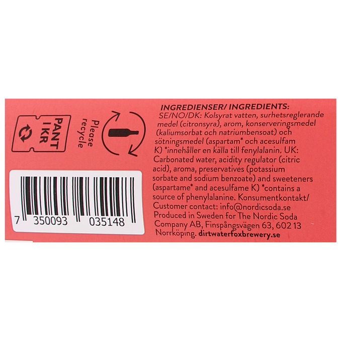 Fox Läsk Zero Cola Blanco 12-pack