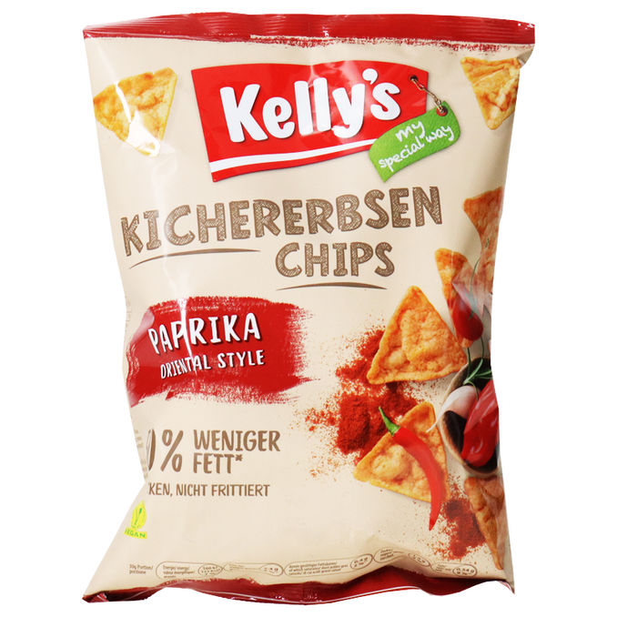 Kelly's Kichererbsen Chips Paprika Style