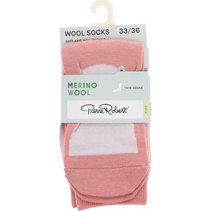 Pierre Robert Tunna Ull Strumpor Kids Rosa Stl 33-36