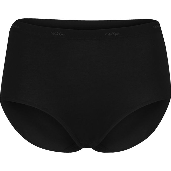 Pierre Robert Trosor Bomull High Waist Svart Stl. S