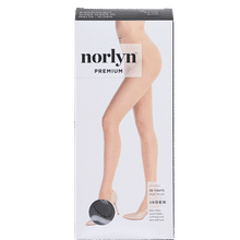 Norlyn Premium Super Sheer Tights Black Stl 44-48 5-pack