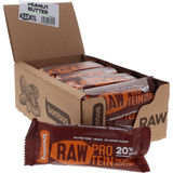 Bombus Raw Proteinbar Peanut Butter 20-pak