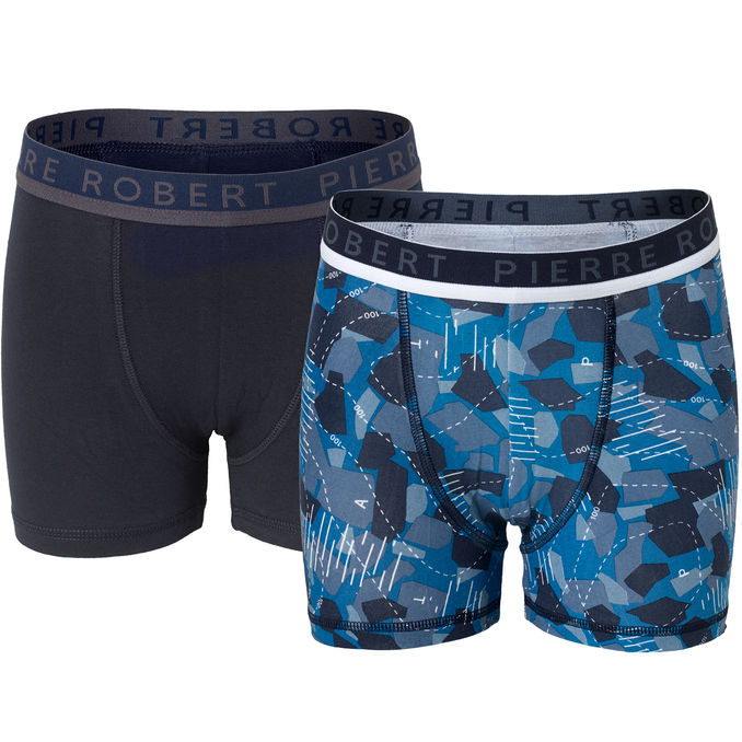 Pierre Robert Kalsonger Boxer Jr Navy Blå 2-pack Stl 134/140