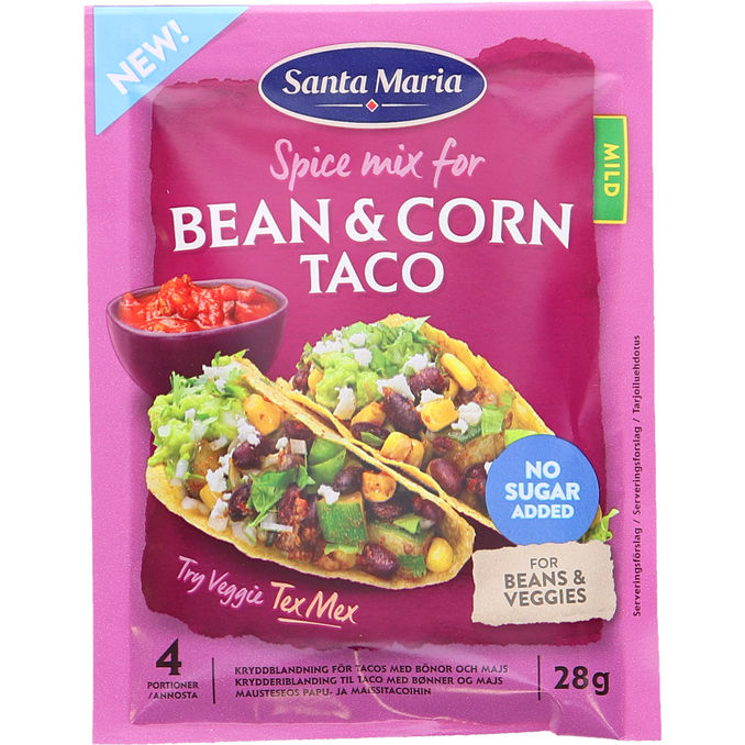 Santa Maria Bean & Corn Taco Spice Mix 