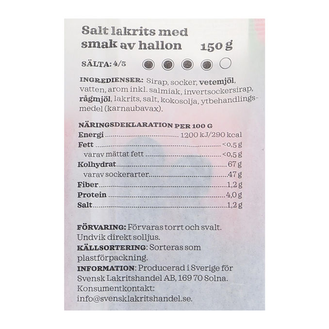 Nordiskt Lakritskök Saltet Lakrids m. Hindbær