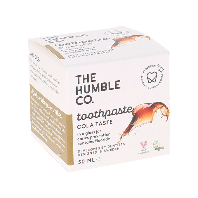 The Humble Co. 2 x Tandpasta i krukke m. Cola