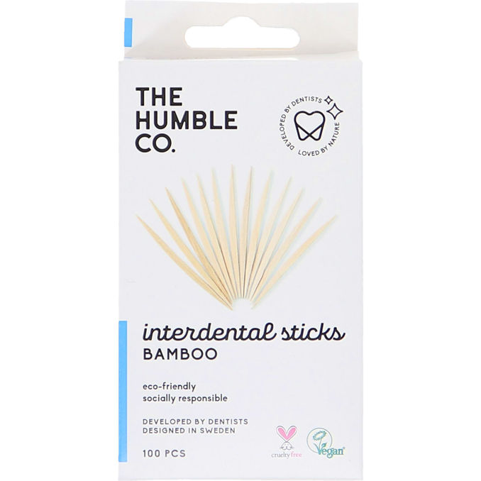 The Humble Co. Bamboo Interdental Sticks 100 stk.