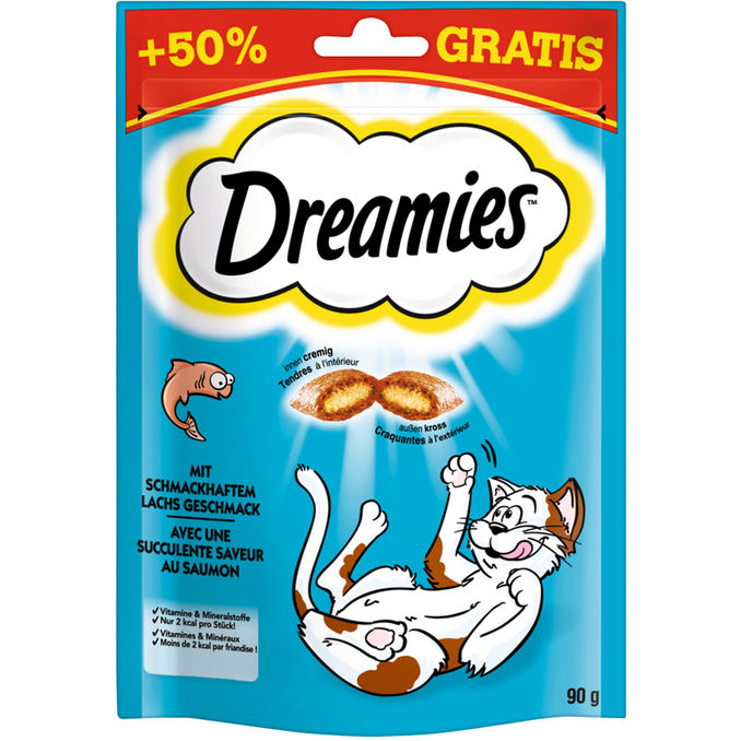Dreamies Katzensnack mit Lachs 