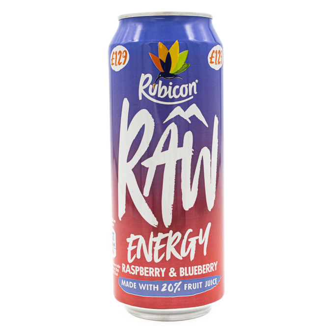 Rubicon Raw Energy Raspberry & Blueberry 500ml, 500ml from Rubicon